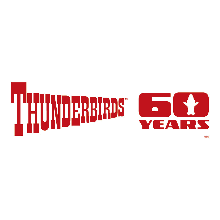 サンダーバード Tシャツ 60周年ロゴ(ホワイト)
